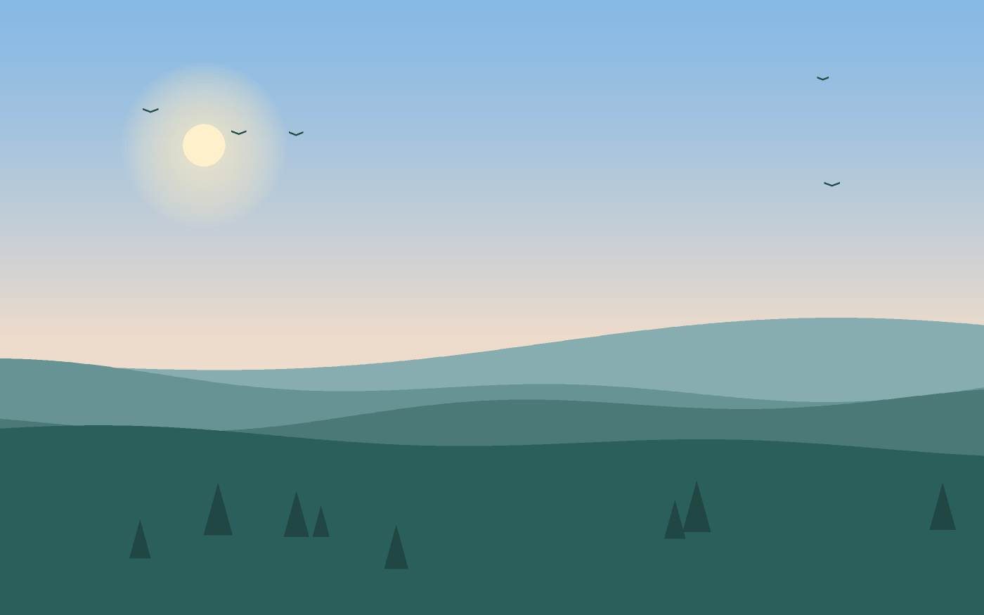 Landschaftsillustration