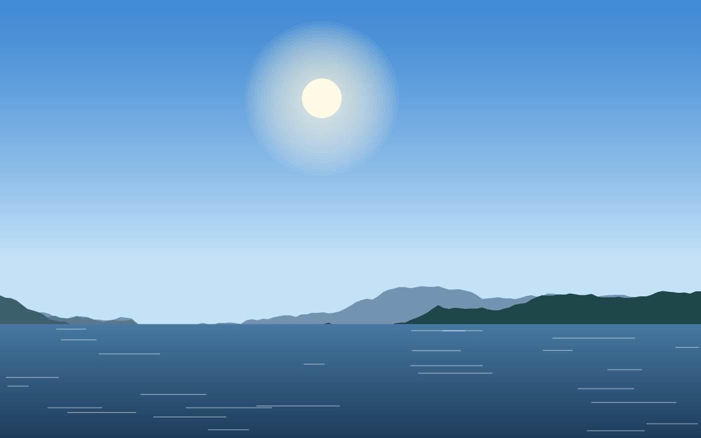 Landschaftsillustration