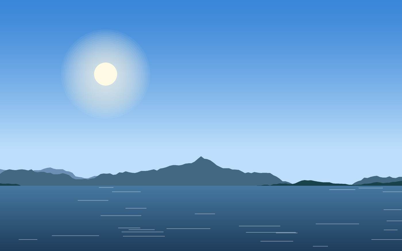 Landschaftsillustration