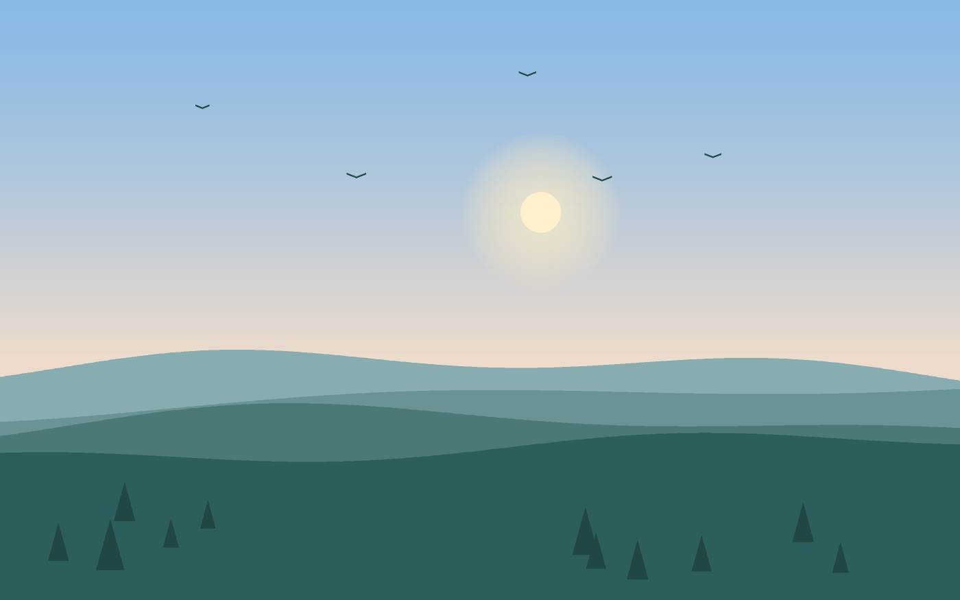 Landschapsillustratie