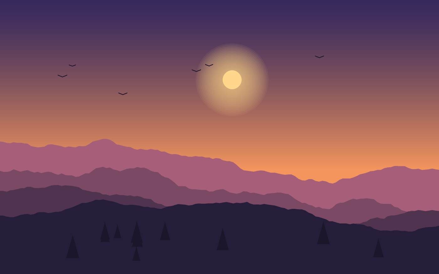 Landschaftsillustration