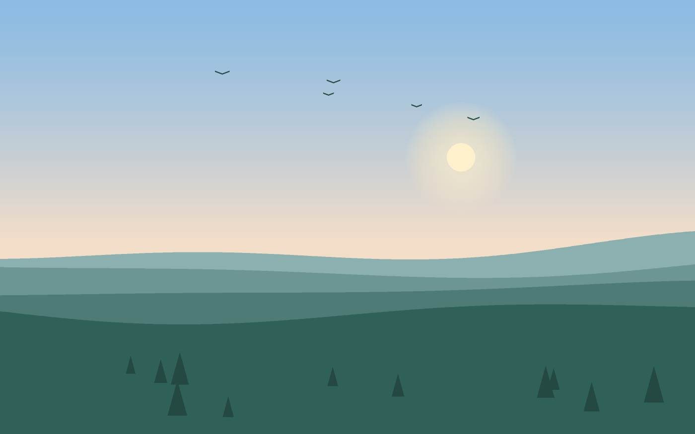 Landschaftsillustration