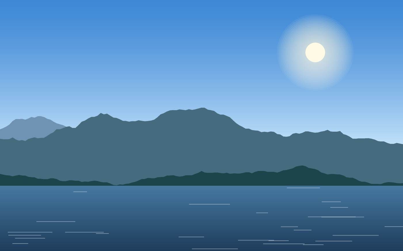 Ilustración de un paisaje